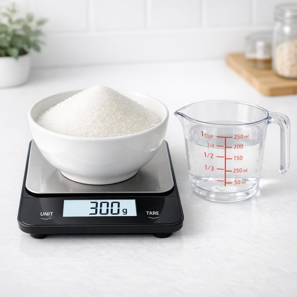 300 g en ml : la conversion selon chaque ingrédient