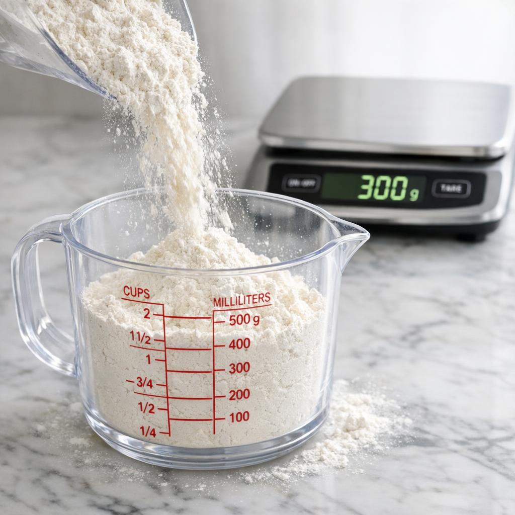 300 g de farine en ml : la conversion exacte pour vos recettes