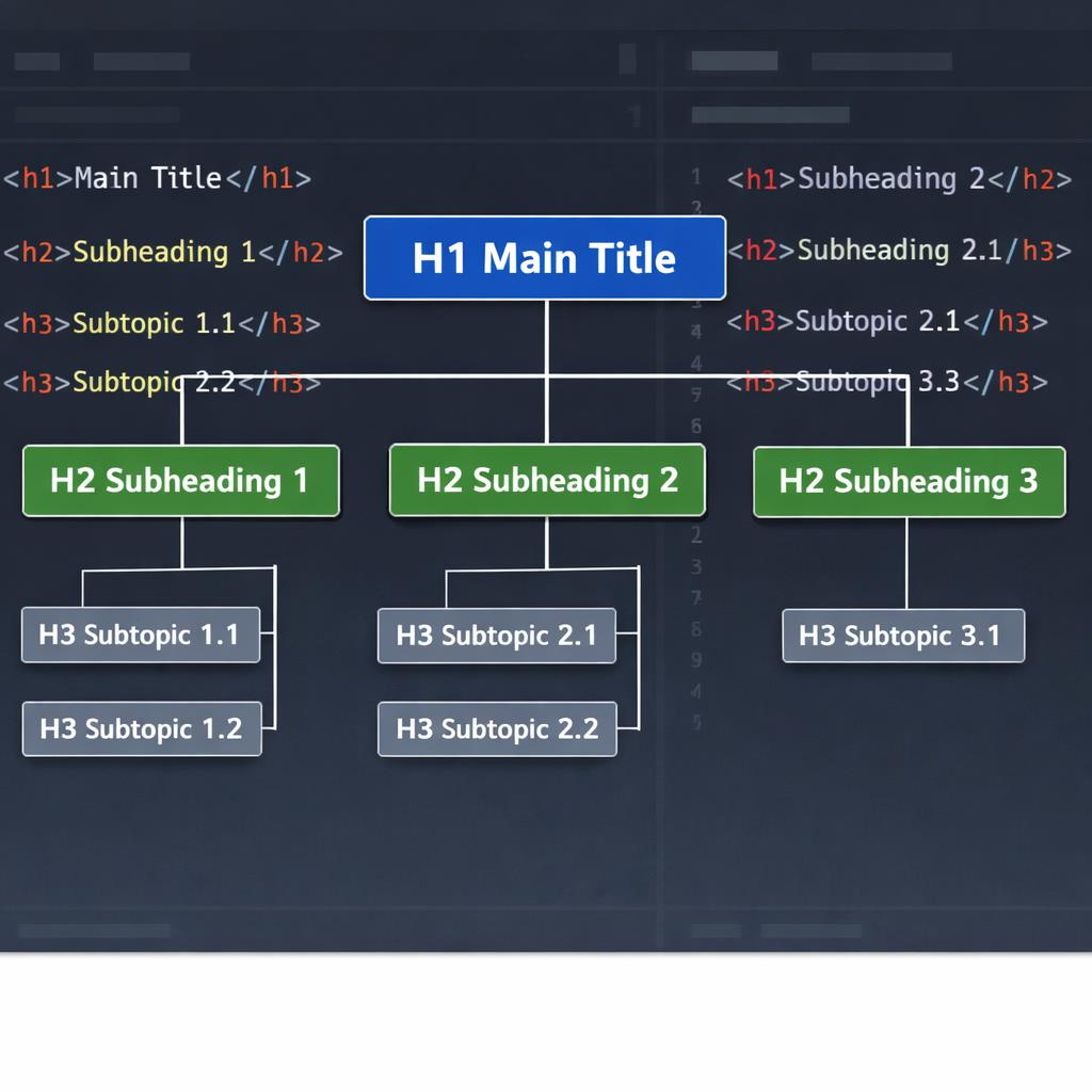 Balises Hn (H1, H2, H3) : structure et hiérarchie SEO