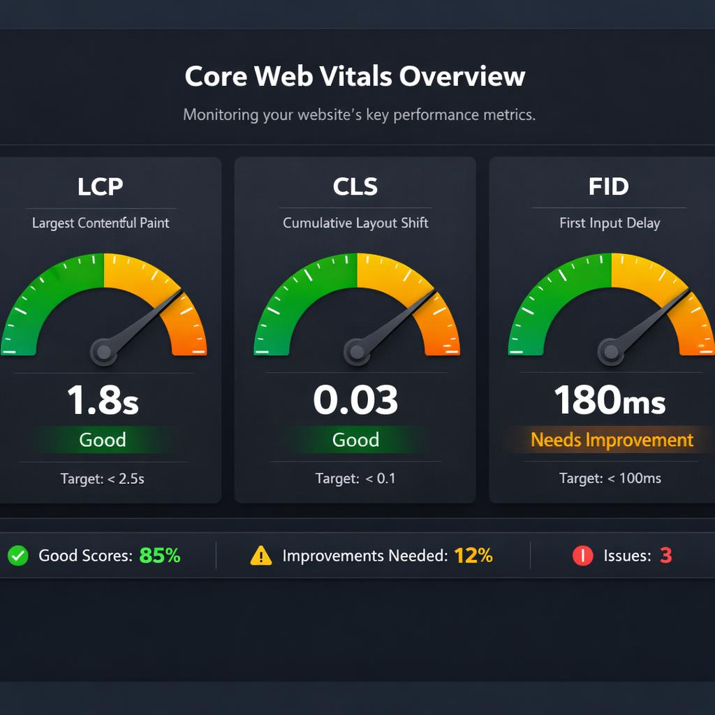 Core Web Vitals : optimiser la vitesse et l'expérience de son site