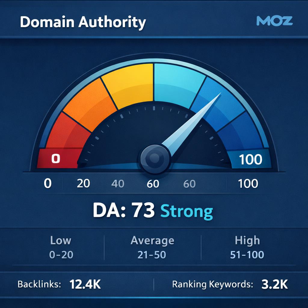 Domain Authority Moz : signification, calcul et limites