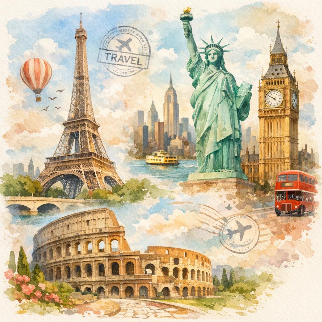 Symboles et emblèmes des grandes villes du monde